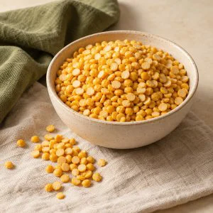 Lentils in a ceramic bowl — illustrative photograph